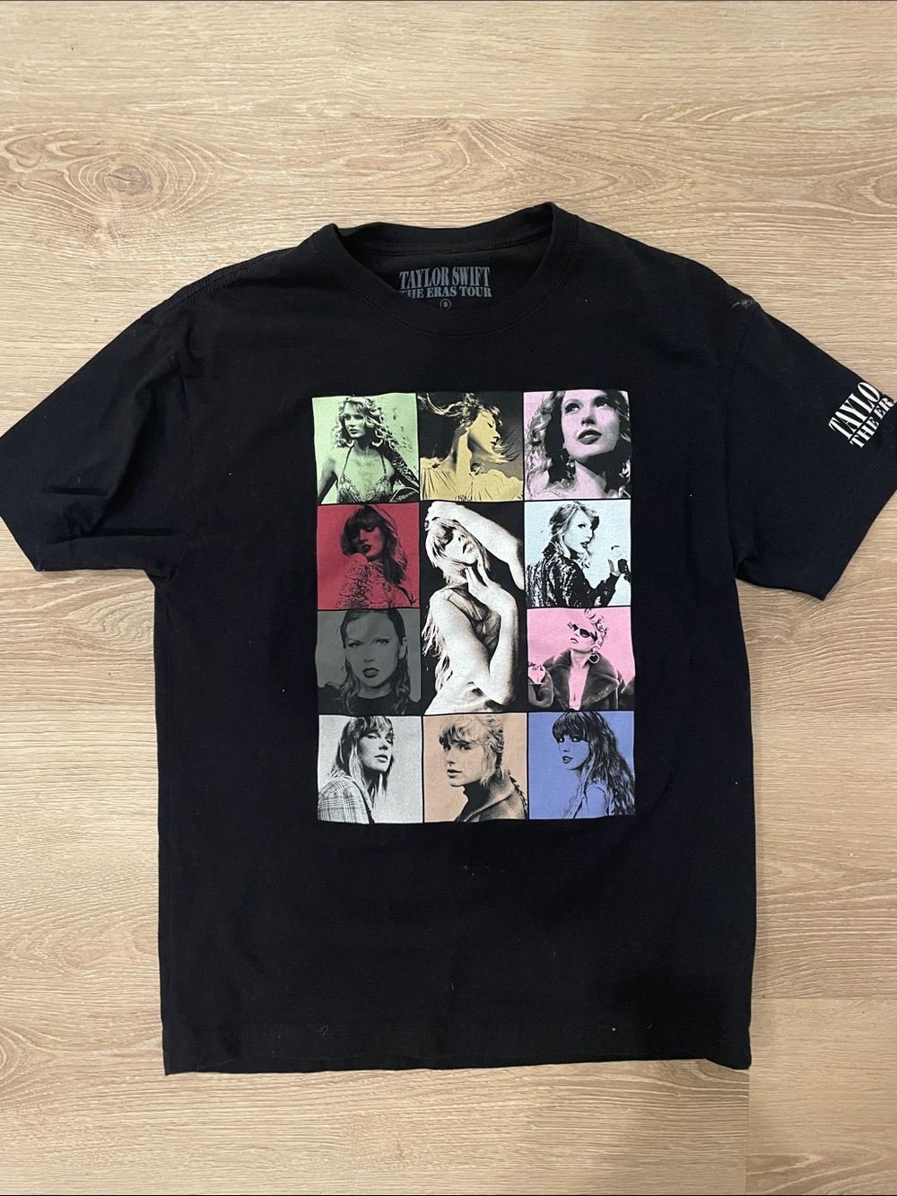 Taylor Swift Eras Tour Black Tee